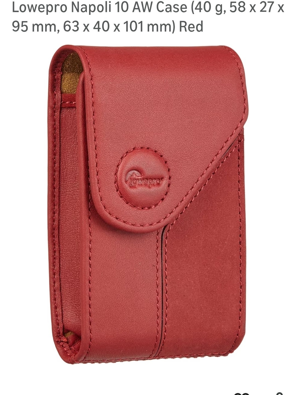 Lowepro Napoli 10 Red Camera Case